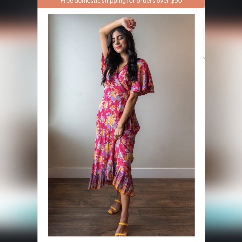 The Adventure Dress Classic Adventure Dress L/XL Pink Multi